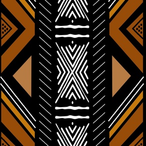 African Bogolan Mud Cloth Fabric  g