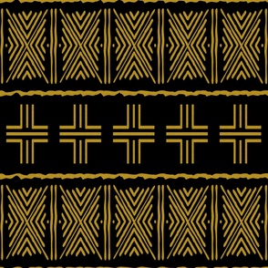 African Gold Mudcloth