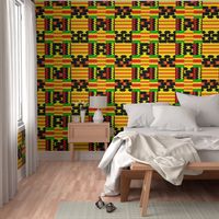 African Kente Cloth Textile