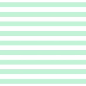 ice mint green stripes 1"