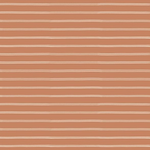 Basic Stripe in Terracotta