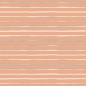 Basic Stripe in Peach