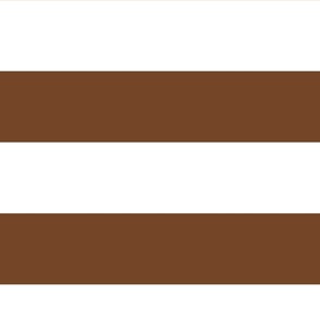 chocolate brown stripes 4"