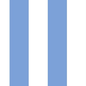 cornflower blue vertical stripes 4"