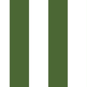 hunter green vertical stripes 4"
