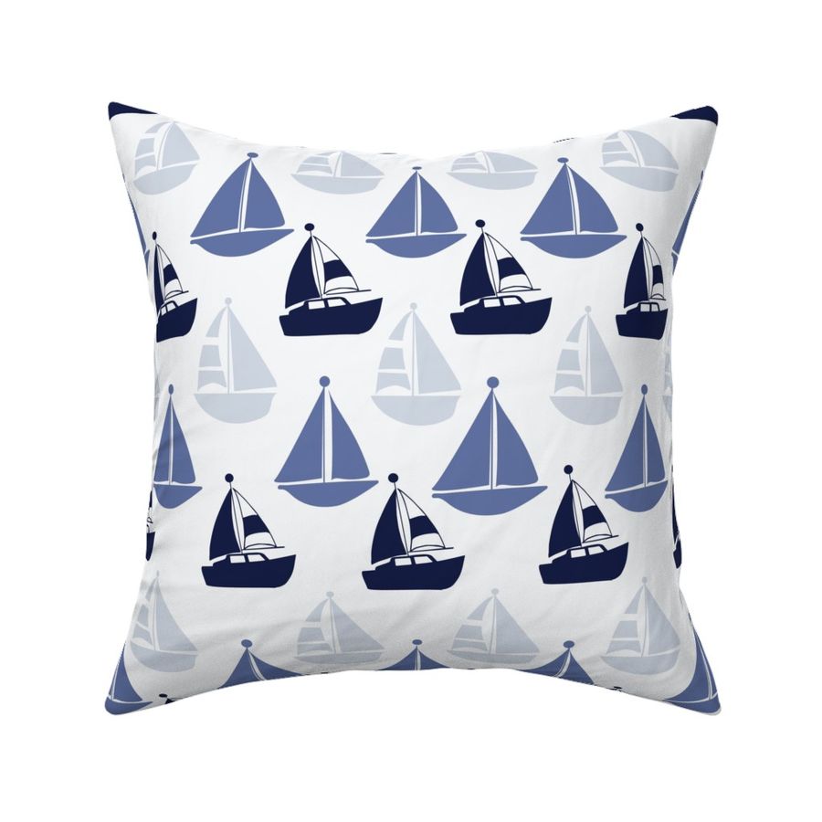 Sailboat Design - Monochromatic