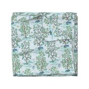 CITRUS GROVE TOILE on SOFT SKY