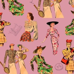 Women's clothing raspberry