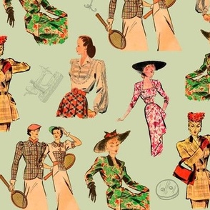 Femme Fabric, Wallpaper and Home Decor | Spoonflower