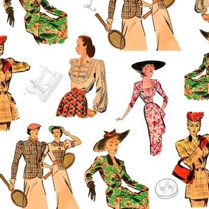 Femme Fabric, Wallpaper and Home Decor | Spoonflower
