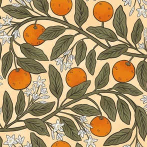 Art Nouveau Oranges