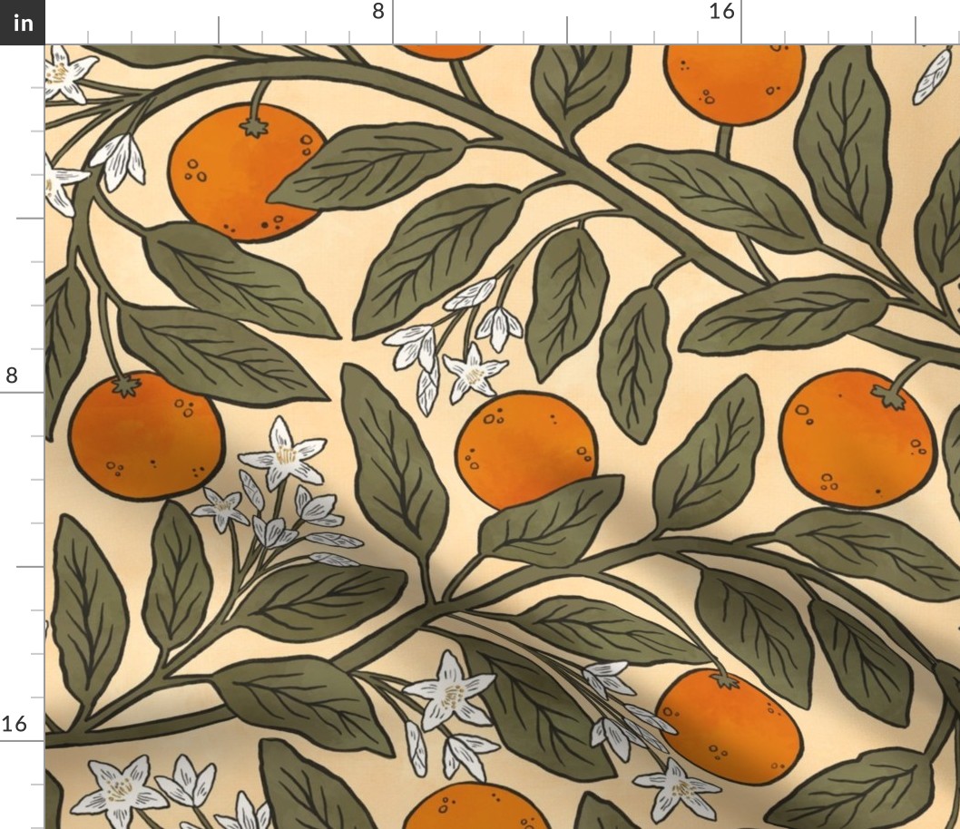 Art Nouveau Oranges