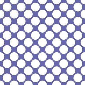 Very Peri polka dots