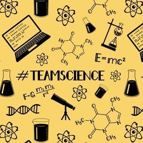 Team Science Yellow and Black