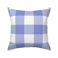 3" Periwinkle Gingham: Violet Blue Gingham Check, Buffalo Check, Buffalo Plaid