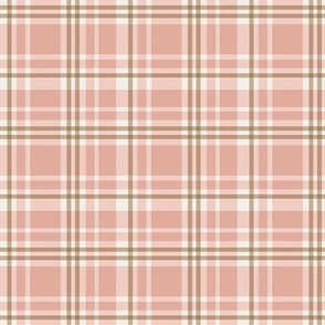 Little One: Pink & Brown Plaid