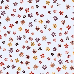 ditsy watercolor floral - light peri