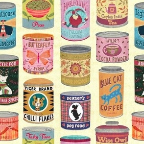 Retro Canned Goods