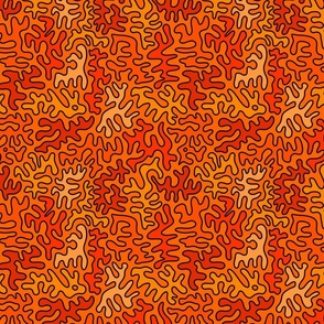 Orange Squiggles