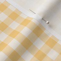1/2” Gingham Check (daffodil) Homer and Louise coordinate