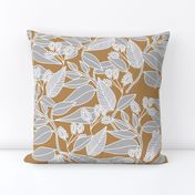 CT2251 Vines and Blooms Tan Gray