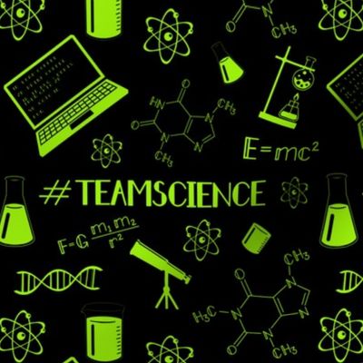 Team Science Neon Green and Black