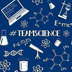 Team Science Blue with White 