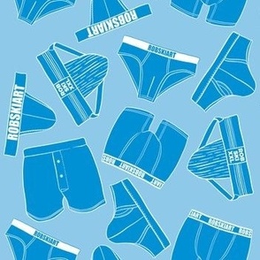 underwear blue - blue
