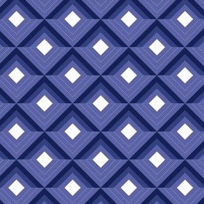 Very Peri Triangles Half Purple