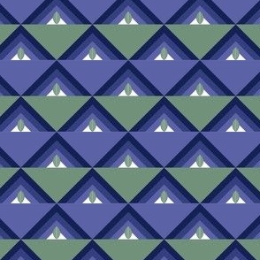 Very Peri Triangles 2 rows