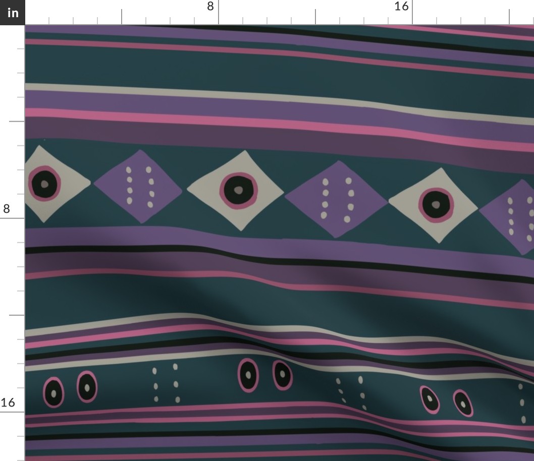 Peruvian Inca Tribal Stripes - Design 12533137