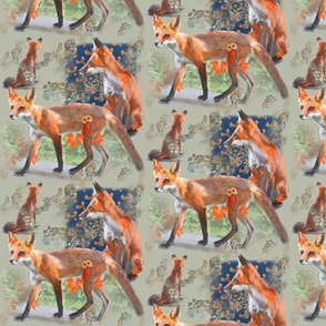 8x8 Repeat of Where Young Foxes Roam