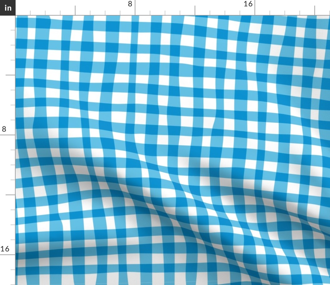 wonky gingham (blue)