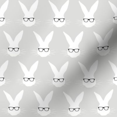 Geeky Bunny small scale grey