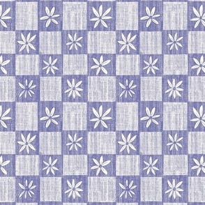 Daisy Checkers- Very Peri Small- Hufton Studio