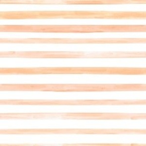 Watercolor Peach Stripes 6x6