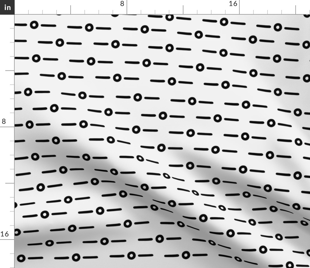 Black and white abstract seamless pattern