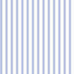 Ticking Stripe: Periwinkle & White Modern Pillow Ticking