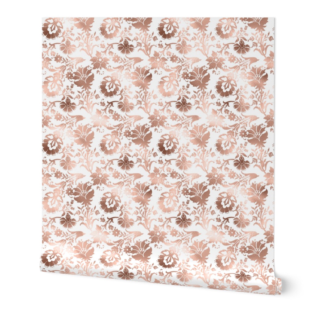 Rose gold flowers