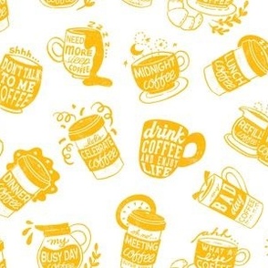 Coffee is Life - Yellow