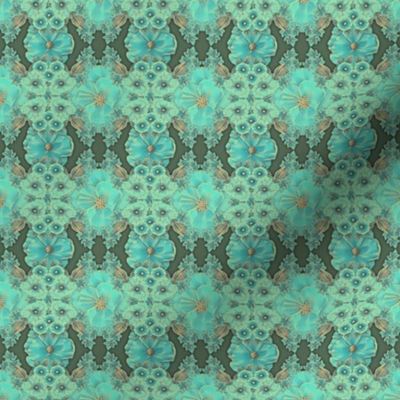 Floraplay: Antique Aqua - small