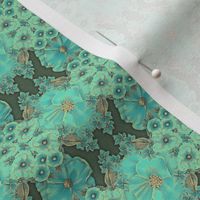 Floraplay: Antique Aqua - small