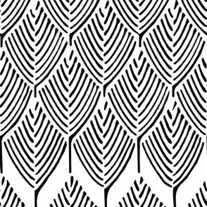 tree_feather_scallop_black_white