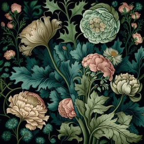 Art Nouveau,William Morris,Arts and Crafts,Vintage,Retro,Victorian,Design,Aesthetics,Nature-inspired,Ornate,Textiles,Floral patterns,Stylized forms,Curvilinear,Handcrafted,Colorful,Timeless,Decoration,Organic shapes,Nouveau Riche,Gilded Age,Elegance,Exqui