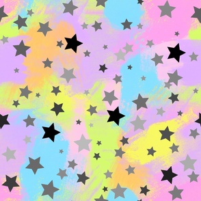 Pastel Stars Large