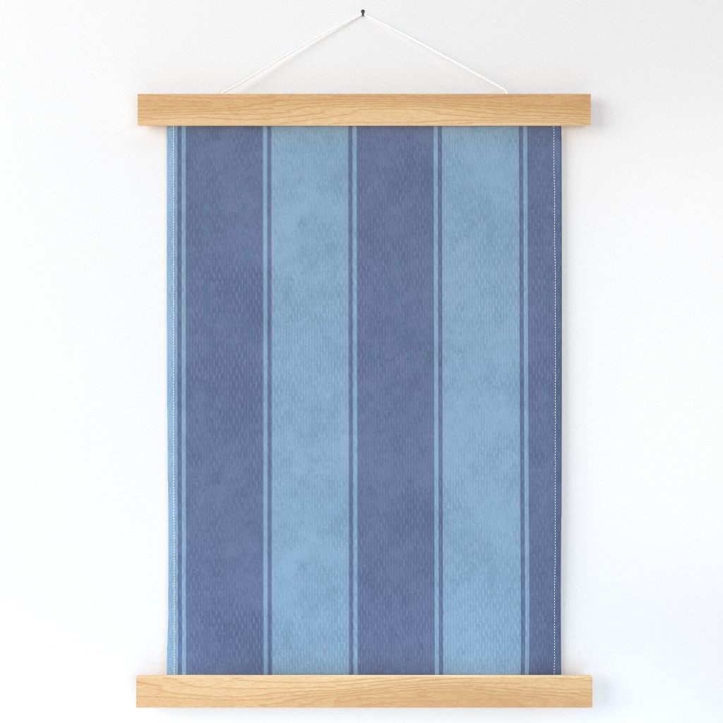 Windjammer Rustic Stripes Blue Nova 5b6d92 