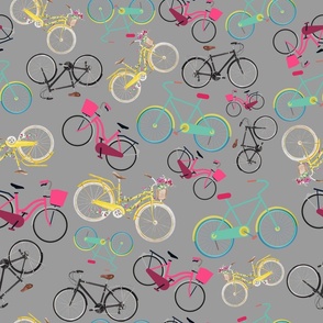 Ditsy Prints Bikes