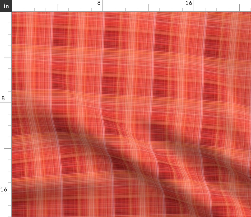 Light Bright Maple Red Madras Plaid