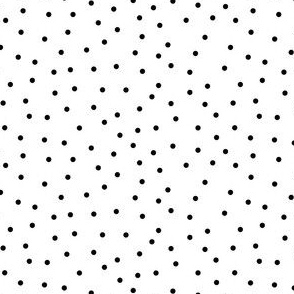 mod girl dots black