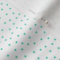 mod girl dots mint